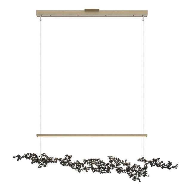 Hubbardton Forge 2023 Soft Gold Ink Standard Coral LED Pendant