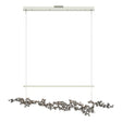 Hubbardton Forge 2023 Sterling Dark Smoke Standard Coral LED Pendant