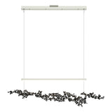 Hubbardton Forge 2023 Sterling Black Standard Coral LED Pendant