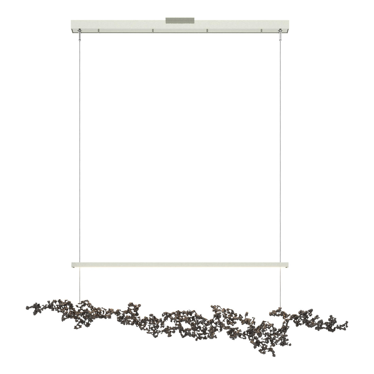 Hubbardton Forge 2023 Sterling Oil Rubbed Bronze Standard Coral LED Pendant