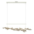 Hubbardton Forge 2023 Sterling Soft Gold Standard Coral LED Pendant