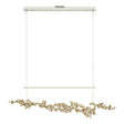 Hubbardton Forge 2023 Sterling Modern Brass Standard Coral LED Pendant