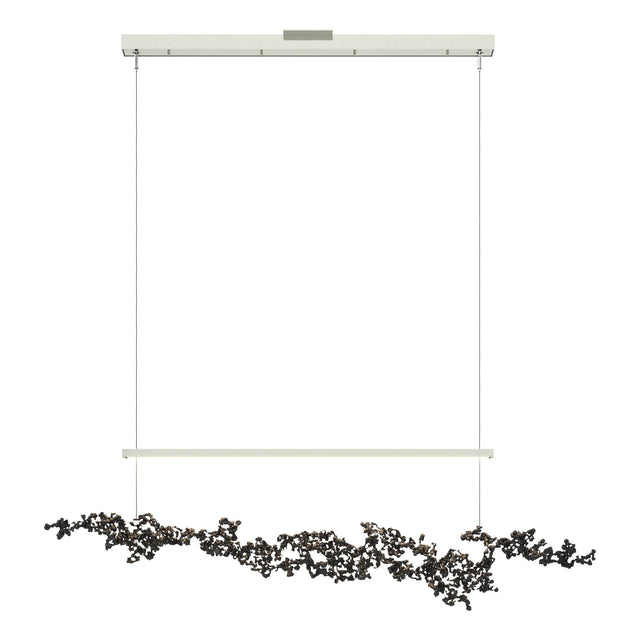 Hubbardton Forge 2023 Sterling Ink Standard Coral LED Pendant