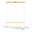 Hubbardton Forge 2023 Modern Brass Coastal White Standard Coral LED Pendant