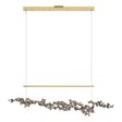 Hubbardton Forge 2023 Modern Brass Bronze Standard Coral LED Pendant