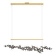 Hubbardton Forge 2023 Modern Brass Oil Rubbed Bronze Standard Coral LED Pendant