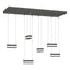 Hubbardton Forge 2023 Natural Iron Clear Glass (ZM) Standard Stacks 6-Light LED Pendant