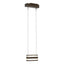 Hubbardton Forge 2023 Bronze Clear Glass (ZM) Standard Stacks LED Pendant