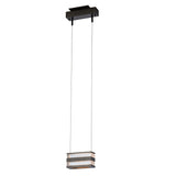 Hubbardton Forge 2023 Oil Rubbed Bronze Clear Glass (ZM) Standard Stacks LED Pendant