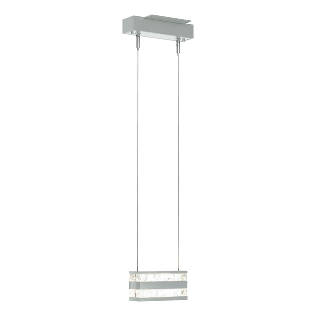 Hubbardton Forge 2023 Vintage Platinum Clear Glass (ZM) Standard Stacks LED Pendant