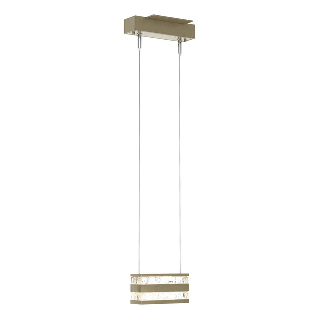 Hubbardton Forge 2023 Soft Gold Clear Glass (ZM) Standard Stacks LED Pendant