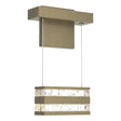 Hubbardton Forge 2023 Soft Gold Clear Glass (ZM) Stacks LED Sconce