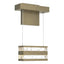 Hubbardton Forge 2023 Soft Gold Clear Glass (ZM) Stacks LED Sconce