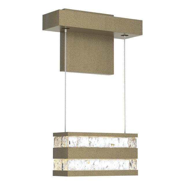 Hubbardton Forge 2023 Soft Gold Clear Glass (ZM) Stacks LED Sconce
