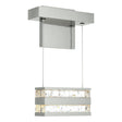 Hubbardton Forge 2023 Sterling Clear Glass (ZM) Stacks LED Sconce