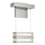 Hubbardton Forge 2023 Sterling Clear Glass (ZM) Stacks LED Sconce