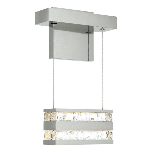 Hubbardton Forge 2023 Sterling Clear Glass (ZM) Stacks LED Sconce