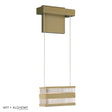 Hubbardton Forge 2023 Modern Brass Clear Glass (ZM) Stacks LED Sconce