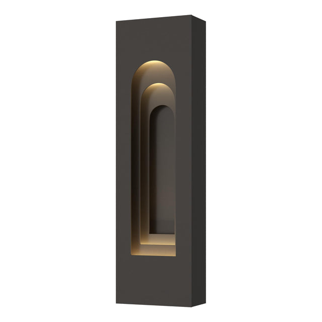 Hubbardton Forge 2023 Coastal Oil Rubbed Bronze Coastal Oil Rubbed Bronze Procession Arch Small Outdoor Sconce