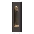 Hubbardton Forge 2023 Coastal Oil Rubbed Bronze Coastal Natural Iron Procession Arch Small Outdoor Sconce
