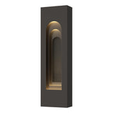 Hubbardton Forge 2023 Coastal Oil Rubbed Bronze Coastal Natural Iron Procession Arch Small Outdoor Sconce