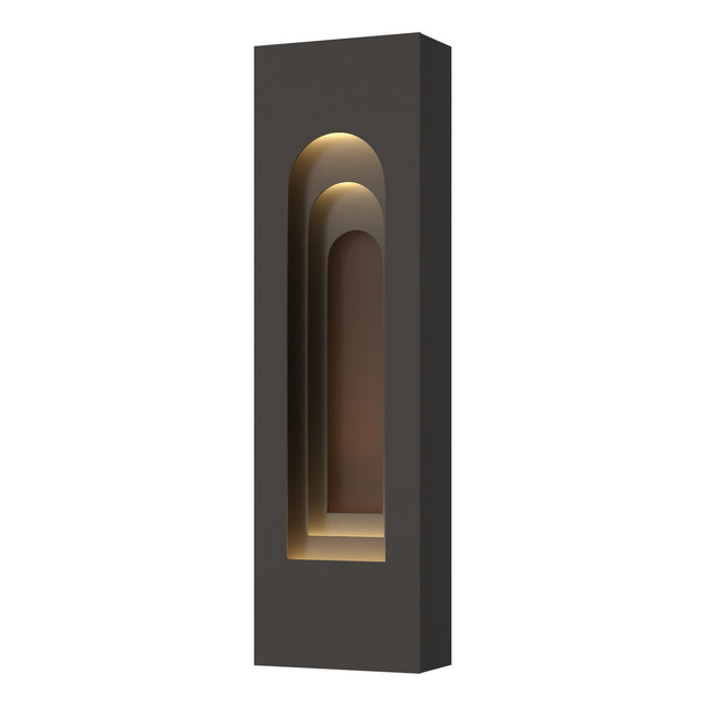 Hubbardton Forge 2023 Coastal Oil Rubbed Bronze Coastal Bronze Procession Arch Small Outdoor Sconce