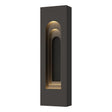 Hubbardton Forge 2023 Coastal Oil Rubbed Bronze Coastal Black Procession Arch Small Outdoor Sconce