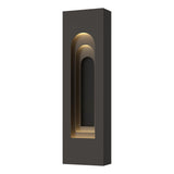Hubbardton Forge 2023 Coastal Oil Rubbed Bronze Coastal Black Procession Arch Small Outdoor Sconce