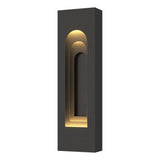 Hubbardton Forge 2023 Coastal Natural Iron Coastal Oil Rubbed Bronze Procession Arch Small Outdoor Sconce