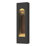 Hubbardton Forge 2023 Coastal Natural Iron Coastal Bronze Procession Arch Small Outdoor Sconce
