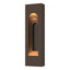 Hubbardton Forge 2023 Coastal Bronze Coastal Oil Rubbed Bronze Procession Arch Small Outdoor Sconce