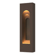 Hubbardton Forge 2023 Coastal Bronze Coastal Dark Smoke Procession Arch Small Outdoor Sconce