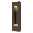 Hubbardton Forge 2023 Coastal Dark Smoke Coastal Oil Rubbed Bronze Procession Arch Small Outdoor Sconce