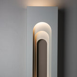 Hubbardton Forge 2023 Coastal Burnished Steel Coastal Oil Rubbed Bronze Procession Arch Small Outdoor Sconce