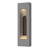 Hubbardton Forge 2023 Coastal Burnished Steel Coastal Bronze Procession Arch Small Outdoor Sconce