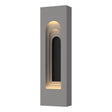 Hubbardton Forge 2023 Coastal Burnished Steel Coastal Black Procession Arch Small Outdoor Sconce