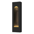 Hubbardton Forge 2023 Coastal Black Coastal Dark Smoke Procession Arch Small Outdoor Sconce