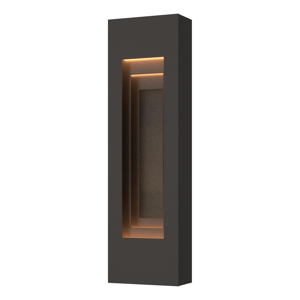 Hubbardton Forge 2023 Coastal Oil Rubbed Bronze Coastal Natural Iron Procession Small Outdoor Sconce