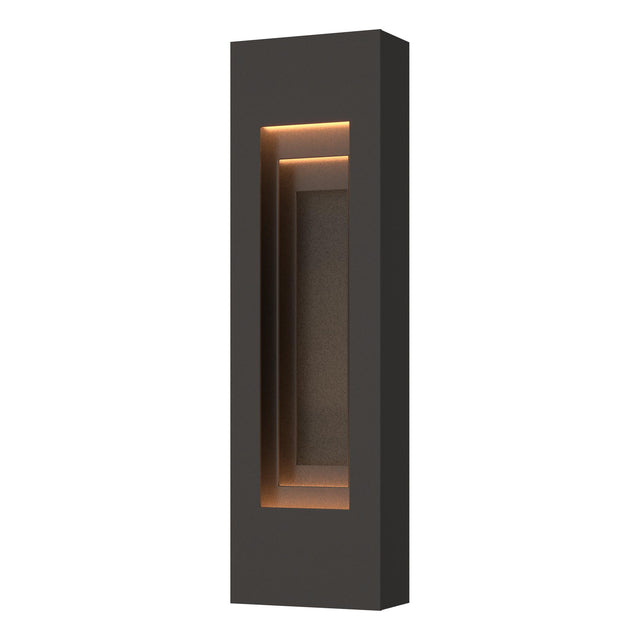 Hubbardton Forge 2023 Coastal Oil Rubbed Bronze Coastal Natural Iron Procession Small Outdoor Sconce