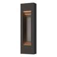 Hubbardton Forge 2023 Coastal Oil Rubbed Bronze Coastal Burnished Steel Procession Small Outdoor Sconce