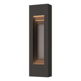 Hubbardton Forge 2023 Coastal Oil Rubbed Bronze Coastal Burnished Steel Procession Small Outdoor Sconce