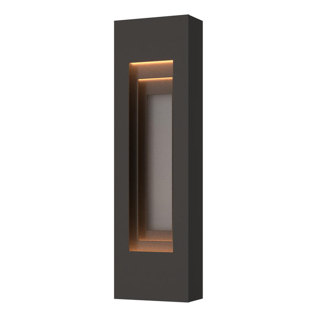 Hubbardton Forge 2023 Coastal Oil Rubbed Bronze Coastal Burnished Steel Procession Small Outdoor Sconce