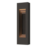 Hubbardton Forge 2023 Coastal Oil Rubbed Bronze Coastal Black Procession Small Outdoor Sconce