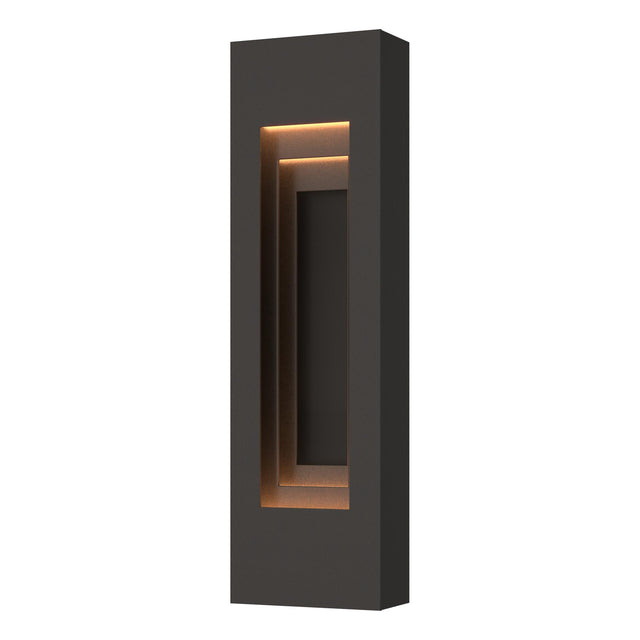 Hubbardton Forge 2023 Coastal Oil Rubbed Bronze Coastal Black Procession Small Outdoor Sconce