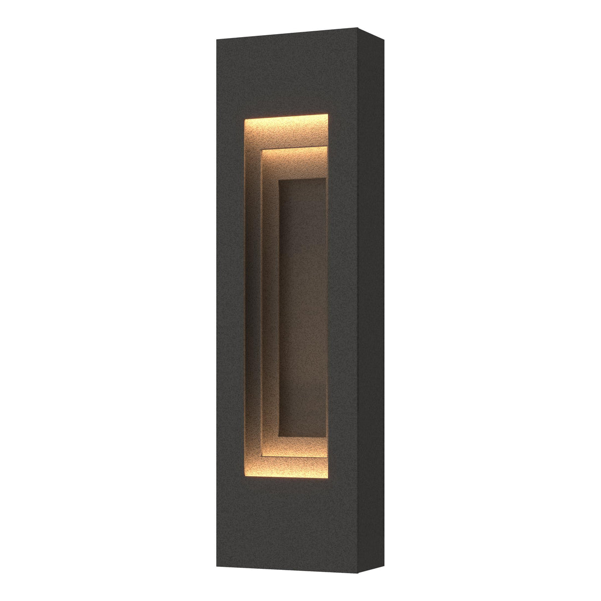 Hubbardton Forge 2023 Coastal Natural Iron Coastal Natural Iron Procession Small Outdoor Sconce