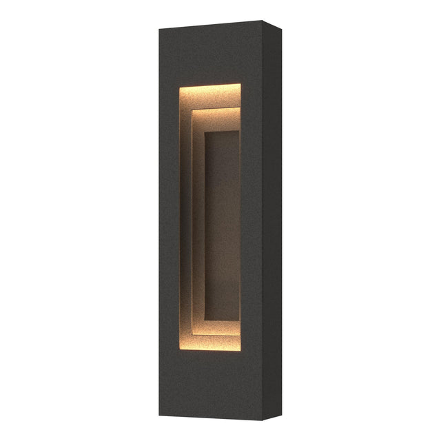 Hubbardton Forge 2023 Coastal Natural Iron Coastal Natural Iron Procession Small Outdoor Sconce
