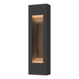 Hubbardton Forge 2023 Coastal Natural Iron Coastal Bronze Procession Small Outdoor Sconce