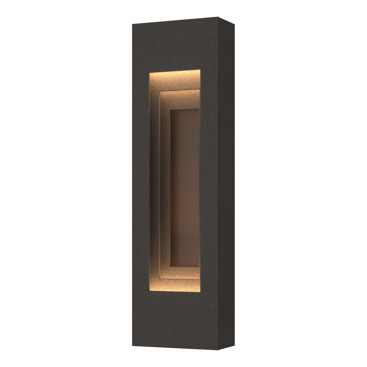 Hubbardton Forge 2023 Coastal Natural Iron Coastal Bronze Procession Small Outdoor Sconce