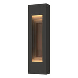 Hubbardton Forge 2023 Coastal Natural Iron Coastal Bronze Procession Small Outdoor Sconce