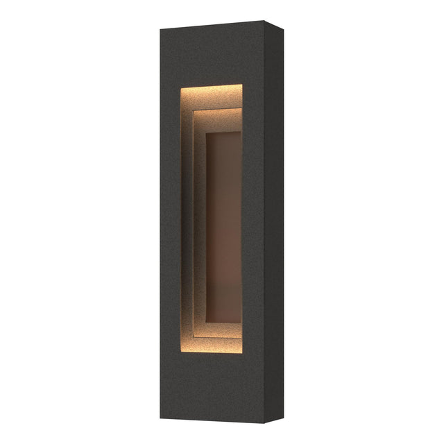 Hubbardton Forge 2023 Coastal Natural Iron Coastal Bronze Procession Small Outdoor Sconce